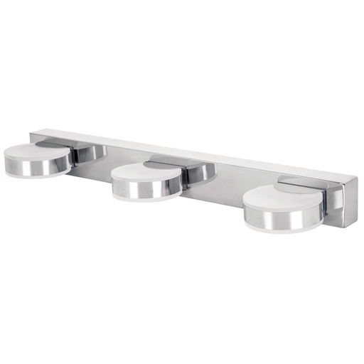 [46346] Luminario LED de pared para baño 10W 4000K, 3 spots, VOLTECK ARB-300L