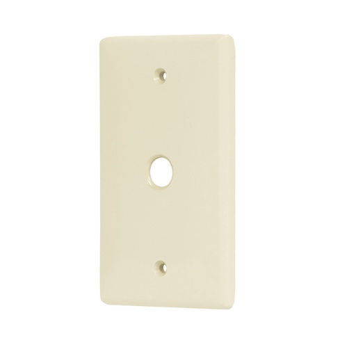 [46403] Placa de ABS pasacable, Standard, marfil, VOLTECK PPAN-S