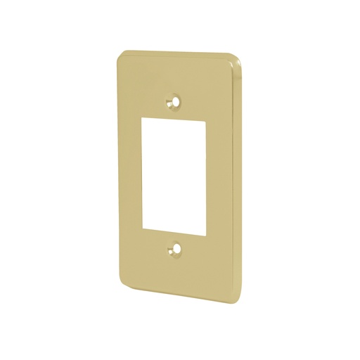 [46437] Placa 3 módulos, de aluminio, línea Económica, VOLTECK PATR-E