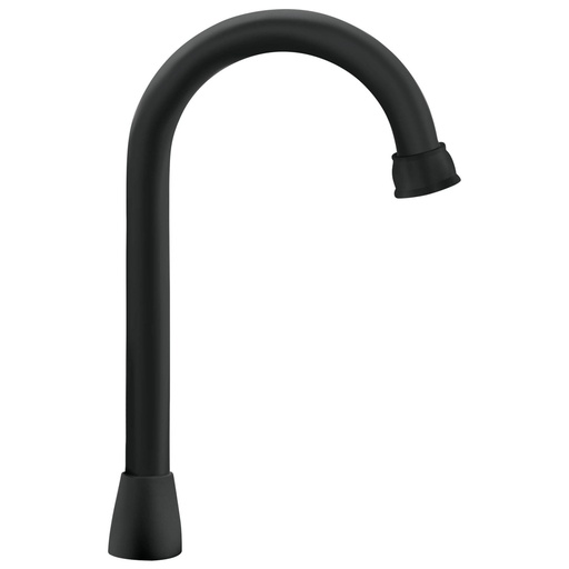 [46725] Cuello tipo bar para mezcladora de lavabo, negro mate, AQUA AQCR-60M