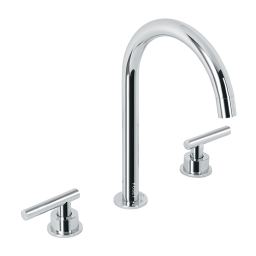 [46756] Mezcladora p/lavabo,taladros separados,palanca, cromo, TÚBIG TBM-92