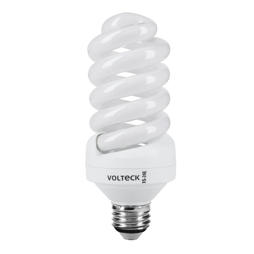 [46835] Lámpara espiral T4 24 W luz neutra en blíster, VOLTECK FS-24E