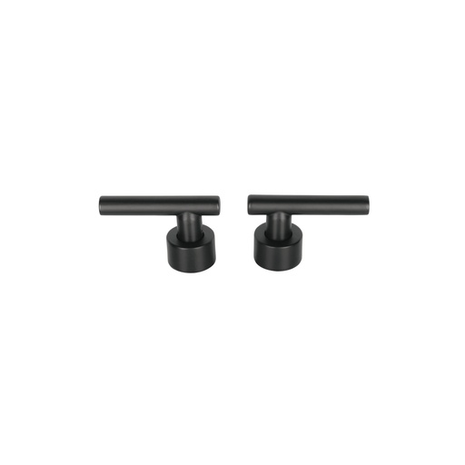 [46868] Juego de 2 manerales para mezcladora, palanca, negro, TÚBIG TBMM-62M