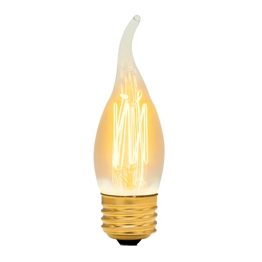 [47108] Lámpara incandescente vintage 40 W tipo flama, VOLTECK FIV-40F