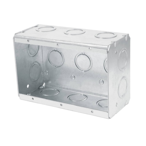 [47312] Caja de registro triple 4 x 6' metálica reforzada, VOLTECK CCH-4X6