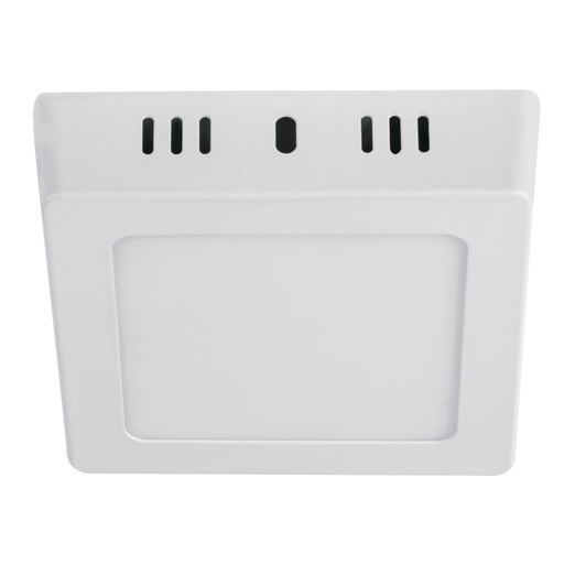 [47442] Luminario LED plafón 6W 6500K, cuadrado, blanco, VOLTECK PLA-210L