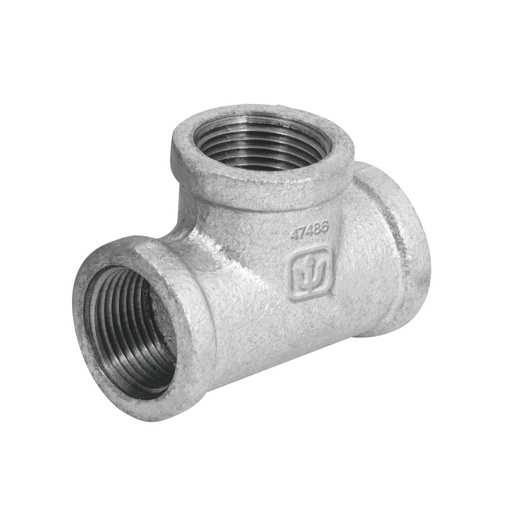 [47486] Tee sencilla 3/4' acero galvanizado, FOSET CG-702