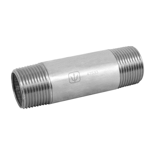 [47533] Niple de acero galvanizado 1' x 4', FOSET CG-418