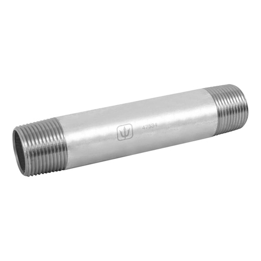 [47534] Niple de acero galvanizado 1' x 6', FOSET CG-419