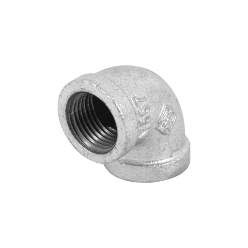 [47557] Codo 90° acero galvanizado de 1/2', FOSET CG-501