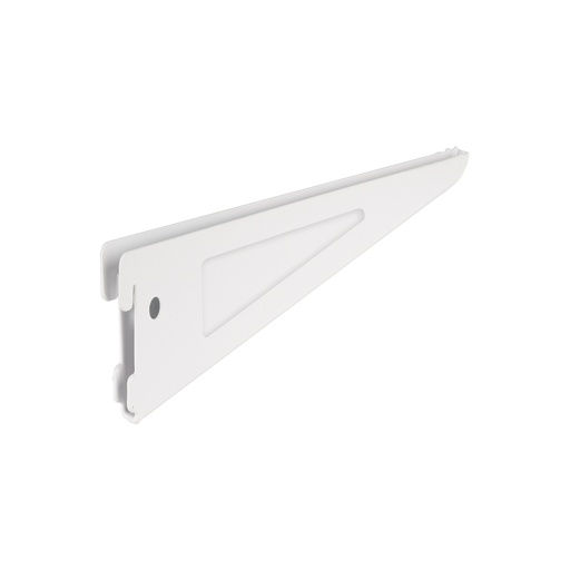 [47713] Ménsula plana blanca para cremallera doble, 22cm, FIERO SOMO-8MD