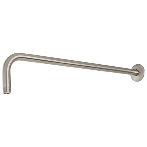 [47753] Brazo recto 50 cm con chapetón para regadera, satín, FOSET BCH-650N