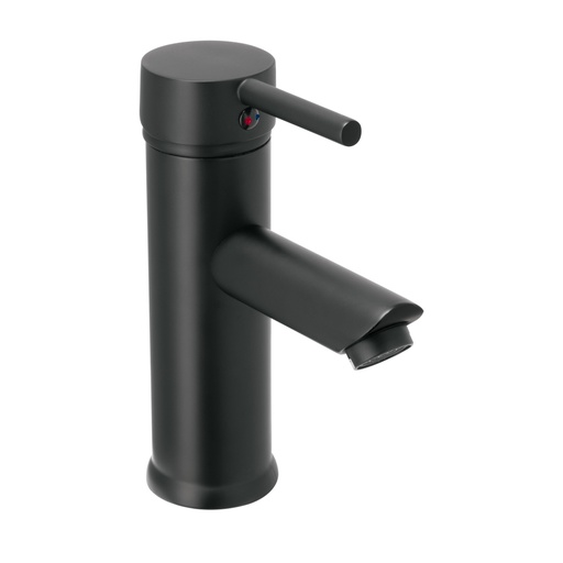 [47792] Monomando corto negro para lavabo, FOSET TÚBIG TBM-46M