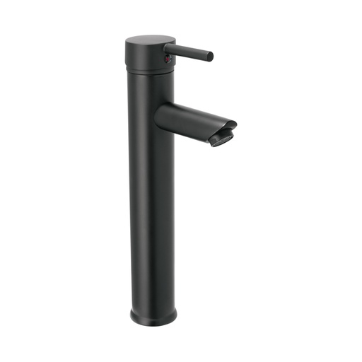 [47795] Monomando alto negro para lavabo, FOSET TÚBIG TBM-47M