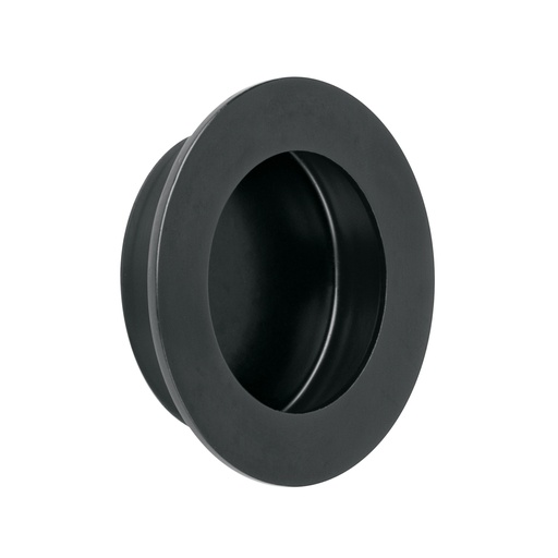 [47803] Jaladera de embutir circular No. 4 acabado negro JALED-64