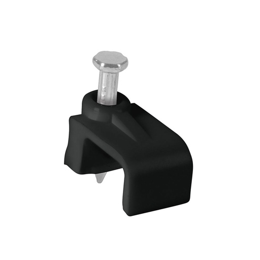 [48035] Bolsa con 20 grapas negras de 9.5 mm para cable plano GPL-10N