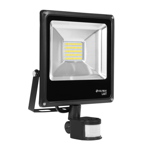 [48230] Reflector LED para exteriores 30W 6500K con sensor, VOLTECK REF-902L