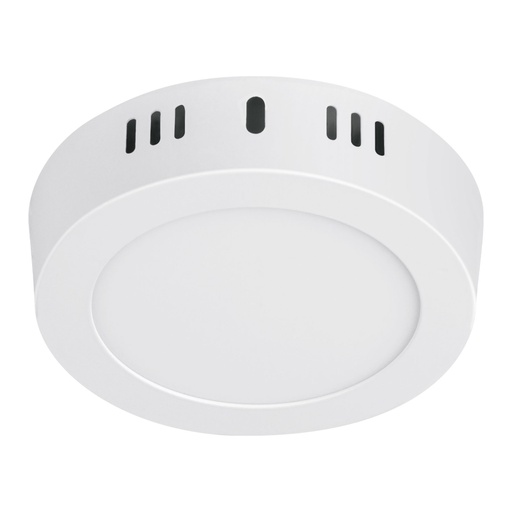 [48256] Luminario LED plafón 6W 3000K, redondo, blanco, VOLTECK PLA-203LC