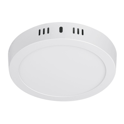 [48257] Luminario LED plafón 12W 3000K, redondo, blanco, VOLTECK PLA-205LC