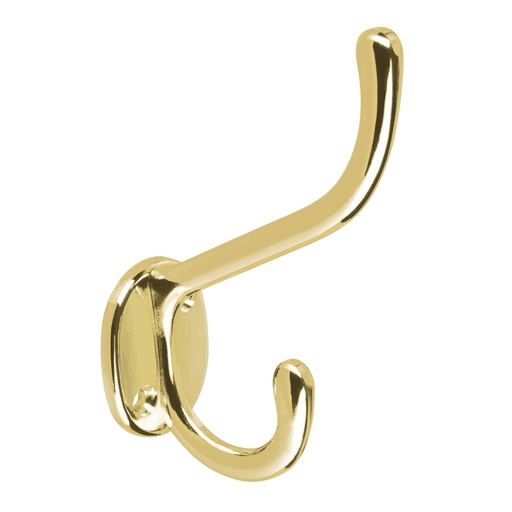 [48354] Gancho doble largo y corto tipo perchero, 11 cm, brillante PEPU-11