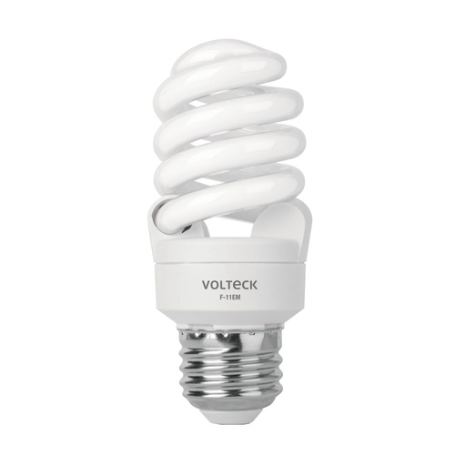 [48502] Lámpara espiral mini T2 11 W luz de día en blíster, VOLTECK F-11EM