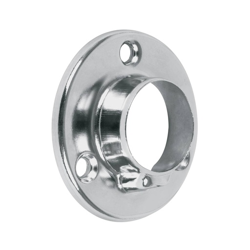 [48975] Brida para tubo redondo de clóset, cromo brillante, HERMEX BTR-3