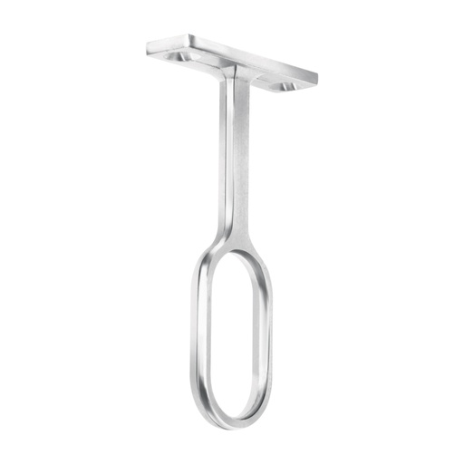 [48979] Soporte central para tubo ovalado de clóset, niquelado STO-5