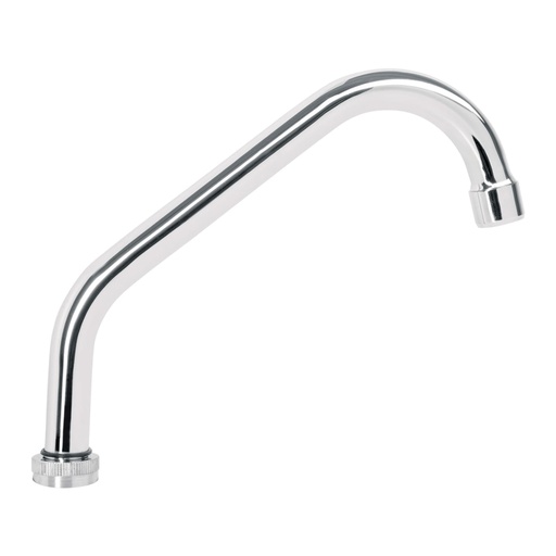 [49375] Cuello corto para mezcladora de fregadero, cromo, BASIC CR-317