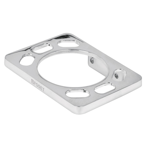 [49610] Portavaso cepillero, metálico, cromo, BASIC A-907