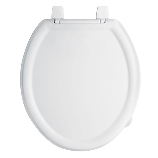[49902] Asiento redondo ligero para WC, abierto, blanco, BASIC AWC-35B