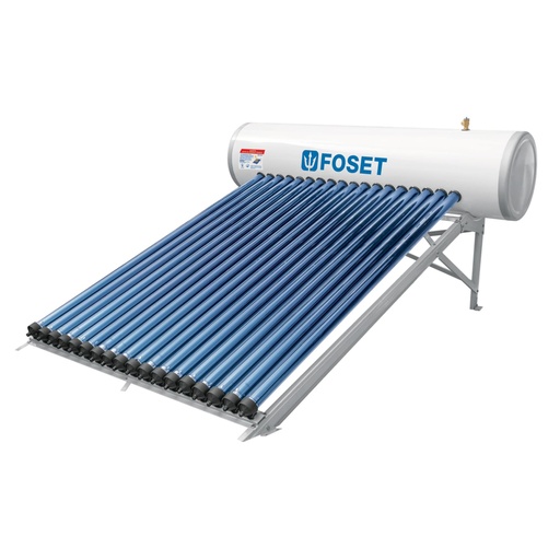 [49966] Calentador solar HeatPipe, 18 tubos, 200L, 5 personas, FOSET CALE-18HS