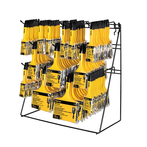 [50195] Exhibidor despachador con 156 brochas mango plástico PRETUL R-BRO-P-C