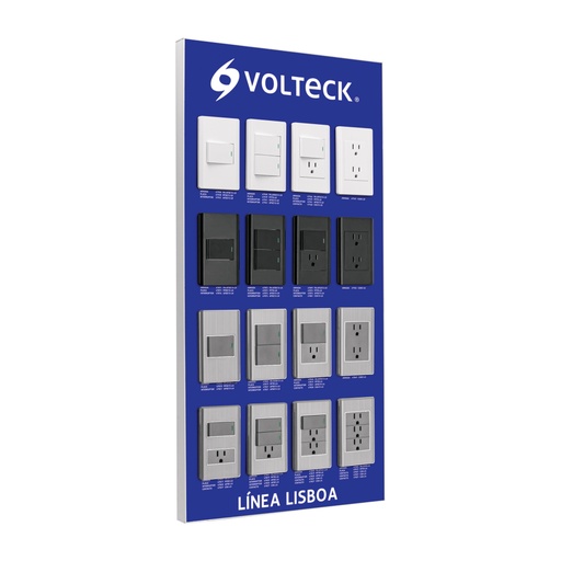 [56019] Exhibidor línea Lisboa, VOLTECK EX-LB-VK