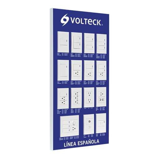 [57025] Exhibidor de Línea Española, VOLTECK EX-ES-VK