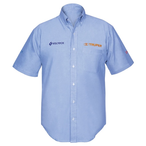 [60350] Camisa manga corta para hombre, azul, G, TRUPER CAM-AZ-CL