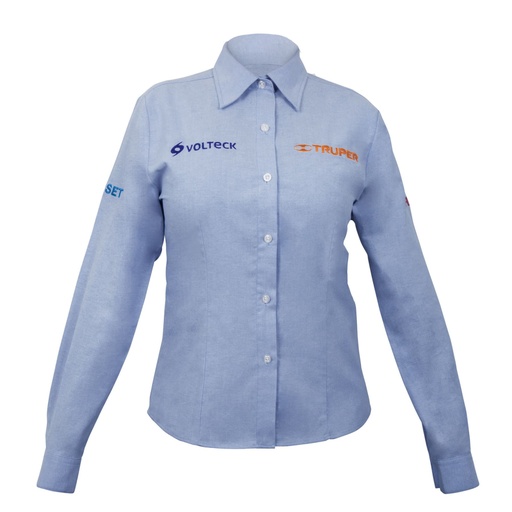[63103] Camisa manga larga para mujer, azul, G, TRUPER CAM-AZ-DLL