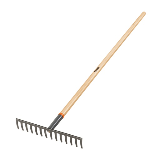 [100493] Rastrillo recto de 14 dientes, mango de 54', TRUPER R-14M