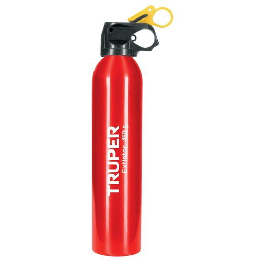 [101174] Extintor portátil desechable 450 g, polvo tipo ABC, Truper EXT-450