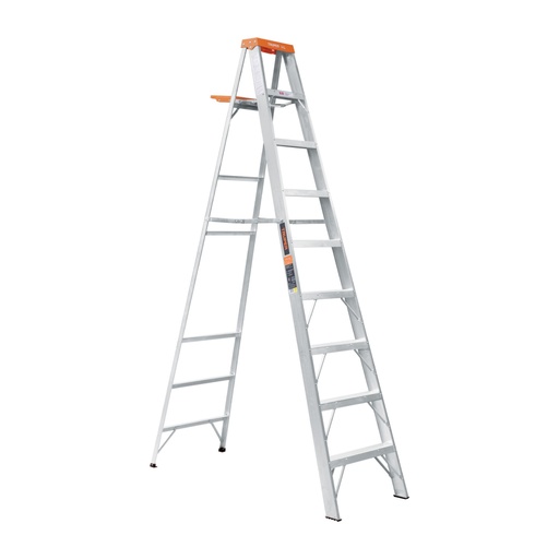 [10338] Escalera de tijera tipo ll 8 peldaños y bandeja, TRUPER EST-28