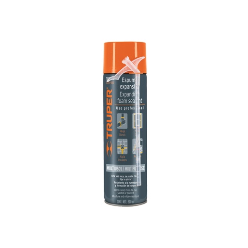 [10920] Espuma expansiva de poliuretano, 500 ml, TRUPER ESEX-500