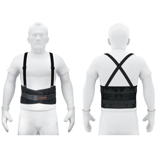 [10956] Faja lumbar con tercer cinturón, talla EG, TRUPER FAJA-XLX