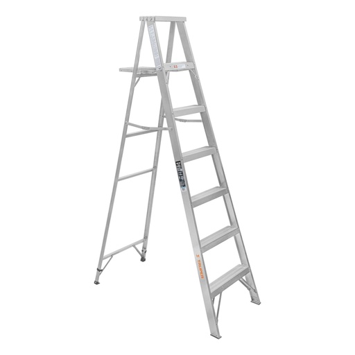 [10442] Escalera de tijera 100% aluminio tipo lll 6 peldaños, TRUPER ESTA-36