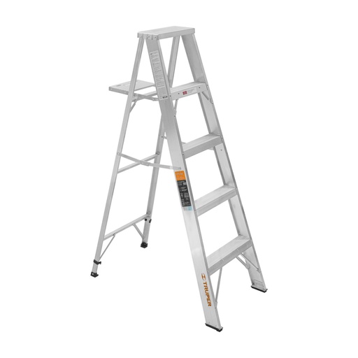 [10445] Escalera de tijera 100% aluminio tipo ll 4 peldaños, TRUPER ESTA-24