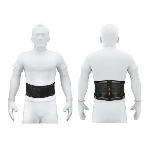 [11960] Faja lumbar tipo cinturón de malla transpirable, CH, TRUPER FAJA-SC