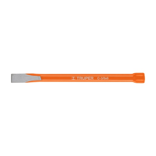 [12106] Cincel de corte frío de 3/8 X 6', TRUPER C-3/8X6