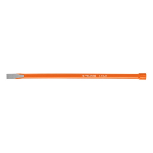 [12112] Cincel de corte frío de 3/8 X 10', TRUPER C-3/8X10