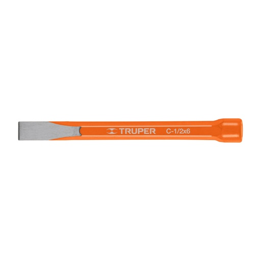 [12115] Cincel de corte frío de 1/2 X 6', TRUPER C-1/2X6
