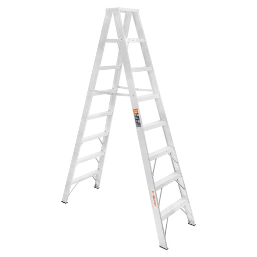 [10498] Escalera de tijera doble, tipo ll, 7 peldaños, TRUPER ESTD-27