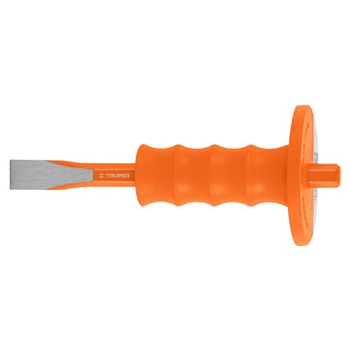 [12278] Cincel de corte frío 3/4 x 8' con grip, TRUPER C-3/4X8G