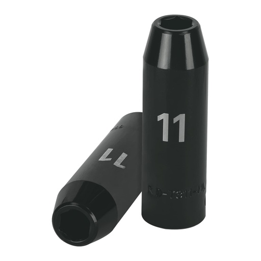 [12423] Dado largo cuadro 1/2' de impacto 6 puntas de 11 mm, TRUPER D-7311-ML